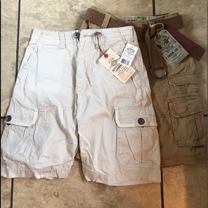 2 pair khaki cargo 10Y